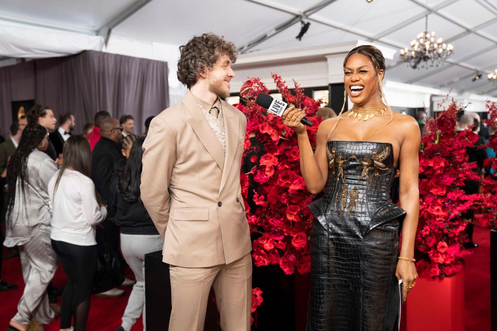 Laverne Cox and Jack Harlow