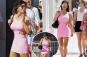 Lauren Sánchez sizzles in barely-there pink mini dress while shopping in St. Barts