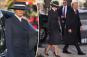 Melania Trump goes classic in navy coat and hat for Donald Trump inauguration