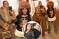 Kim Kardashian and daughter North West, 11, twin in fur for dinner date