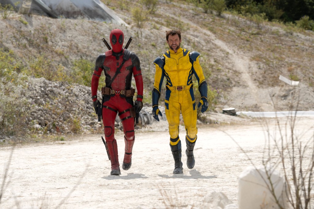 Ryan Reynolds and Hugh Jackman in "Deadpool & Wolverine"