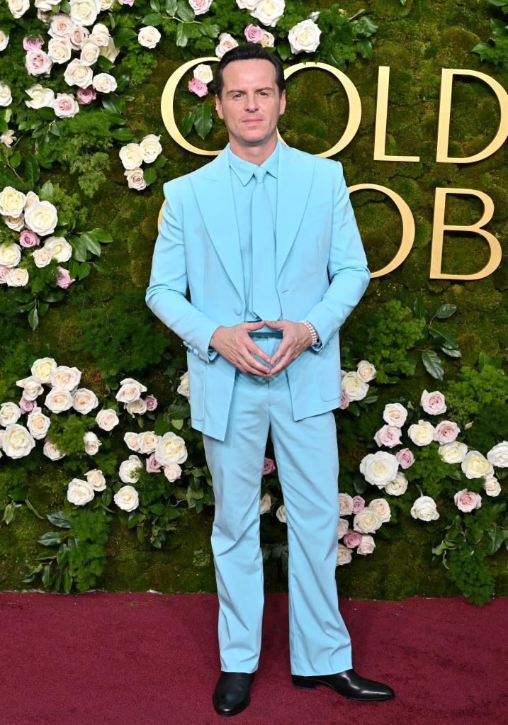 Andrew Scott attends the 82nd Annual Golden Globe Awards at The Beverly Hilton on January 05, 2025 in Beverly Hills, California.