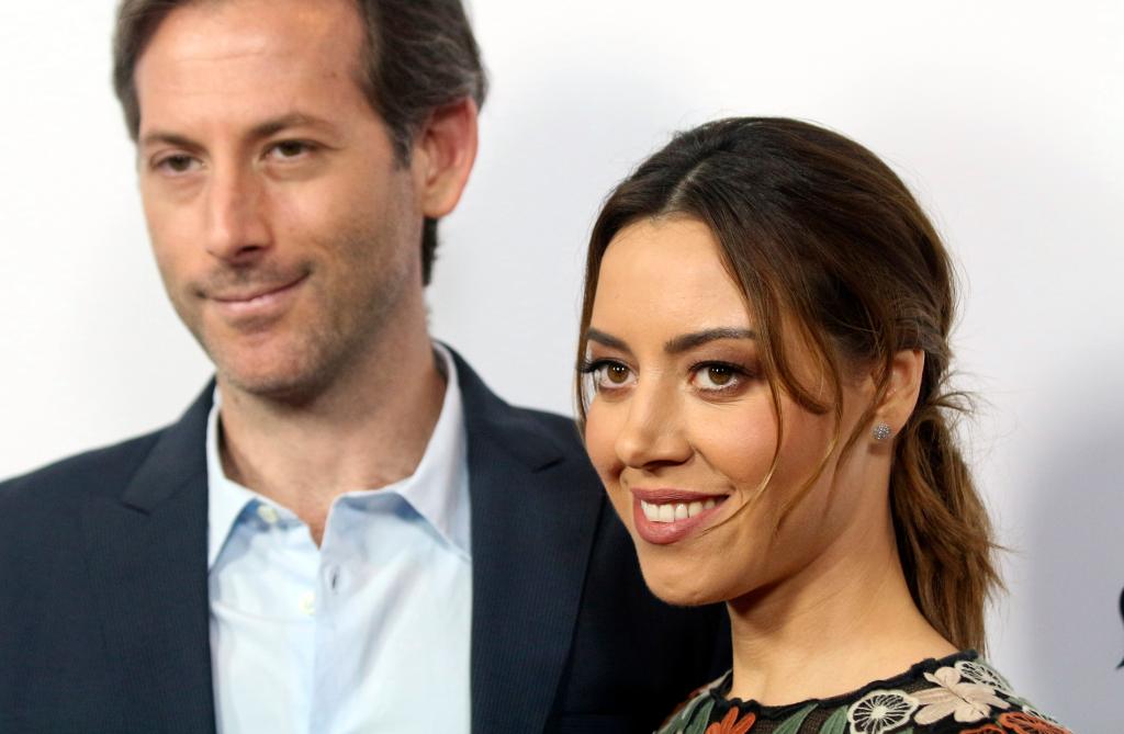 Jeff Baena and Aubrey Plaza.