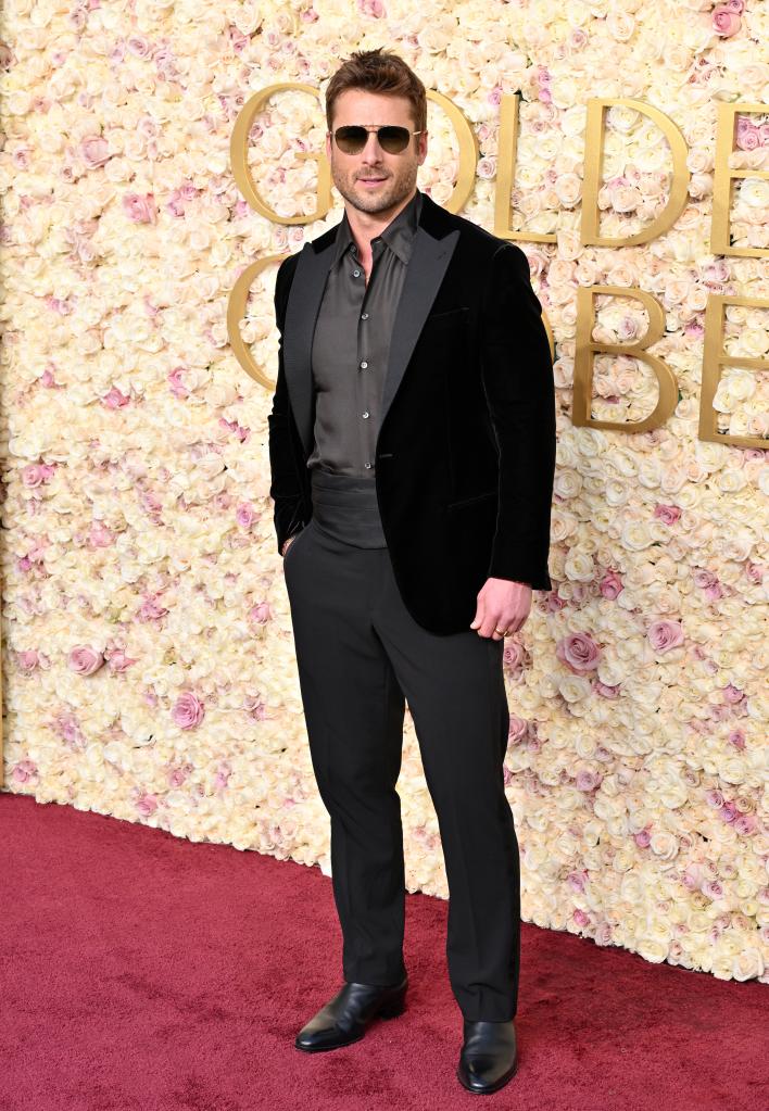 Glen Powell attends the 82nd Annual Golden Globe Awards at The Beverly Hilton on January 05, 2025 in Beverly Hills, California.