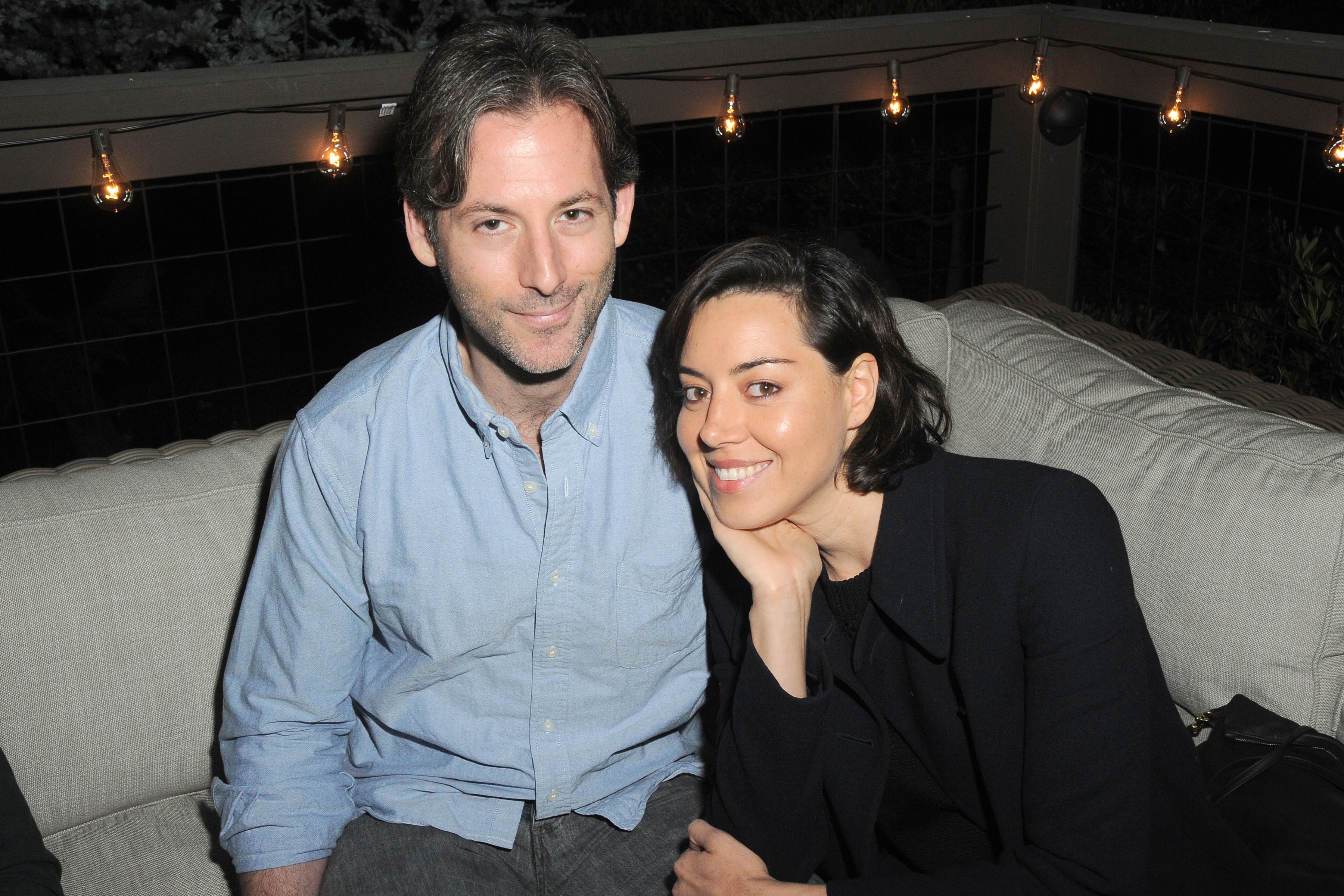 Jeff Baena and Aubrey Plaza.