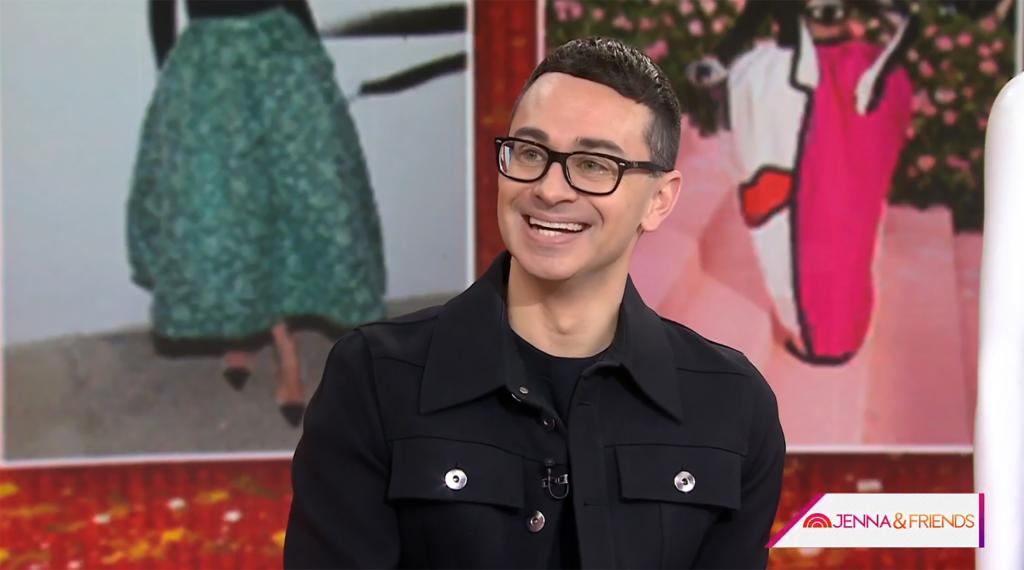 Christian Siriano talking