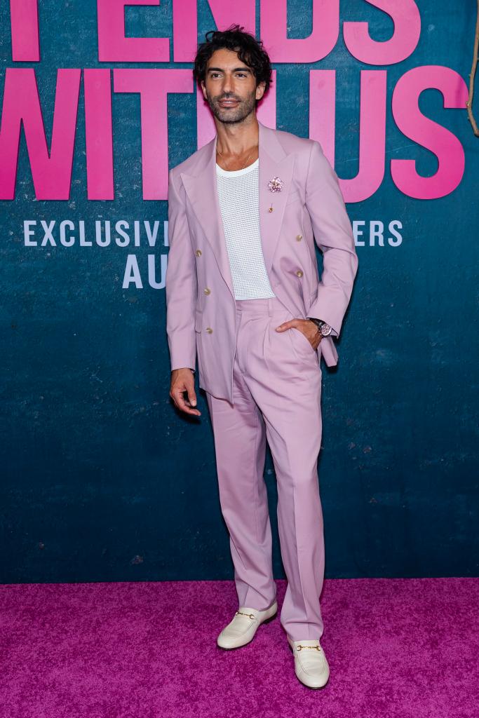 Justin Baldoni in August 2024 "It Ends With Us" premiere