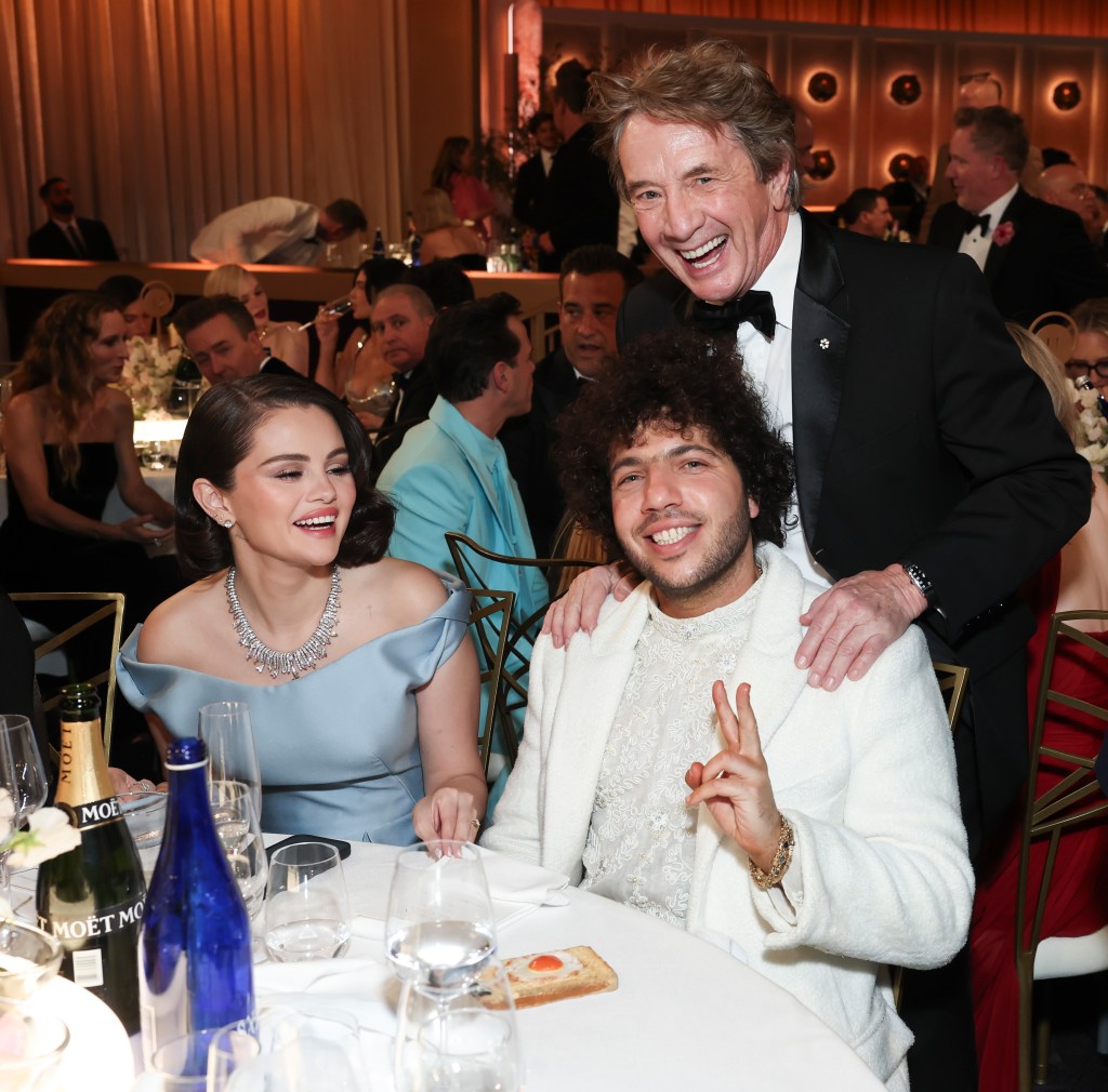 selena gomez, martin short and benny blanco