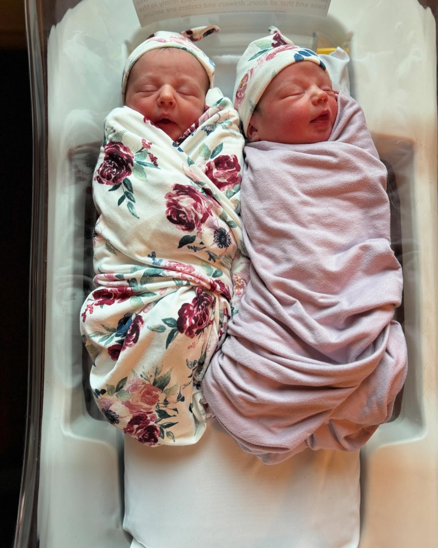 Jedidiah Duggar and wife Katey's twins.