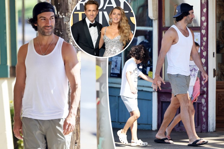 Justin Baldoni grabs lunch with his family ahead of Blake Lively and Ryan Reynolds’ return to the red carpet at ‘SNL 50’