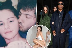 How stars celebrated Valentine’s Day: Rihanna and A$AP Rocky, Selena Gomez and Benny Blanco, Kim Kardashian and more