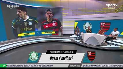 Quem é melhor? Seleção escolhe jogadores favoritos entre Palmeiras e Flamengo