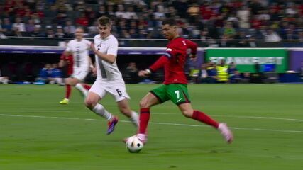 Confira os lances de Cristiano Ronaldo na partida contra a Eslovênia pela Euro 2024