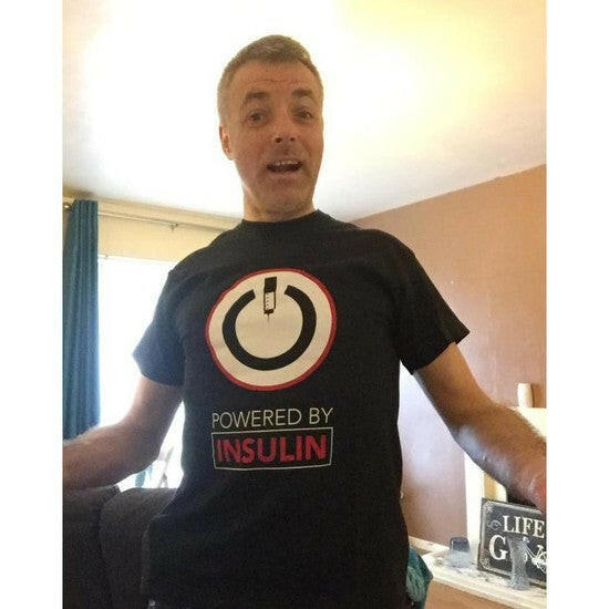 Powered by Insulin Tee (Male)