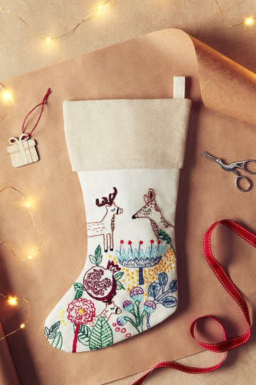 Embroidered Christmas Stockings