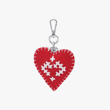 Red Heart Keyring