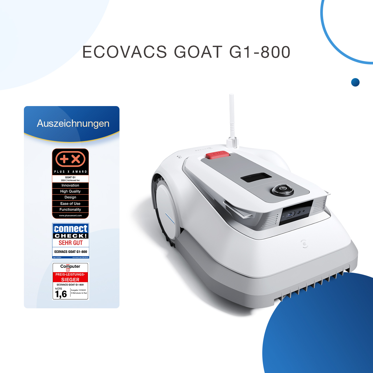 ECOVACS GOAT G1-800 Grau