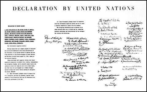 Declaration by United Nations (1942)