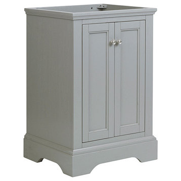 Fresca Windsor 24" Gray Textured Traditional Bathroom Cabinet, FCB2424GRV