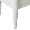 Contemporary Half-Pedestal Desk, Office Desk, Accent Desk, White