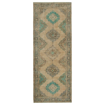 Rug N Carpet - Handmade Oriental 4' 10'' x 12' 10'' One-of-a-Kind Runner Rug