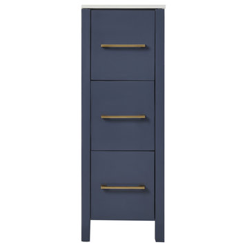 Vanity Art Vanity Cabinet, 12", Blue