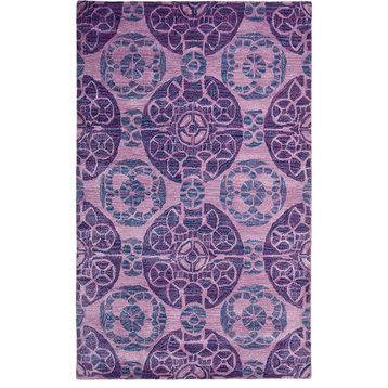Safavieh Wyndham Collection WYD376 Rug, Purple, 3' X 5'