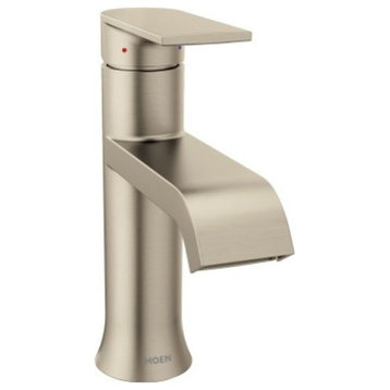 Moen 6702 Genta LX Single Handle Centerset Bathroom Faucet - Brushed Nickel