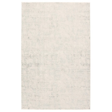 Jaipur Living Arvo Abstract Silver/White Area Rug, 12'x18'