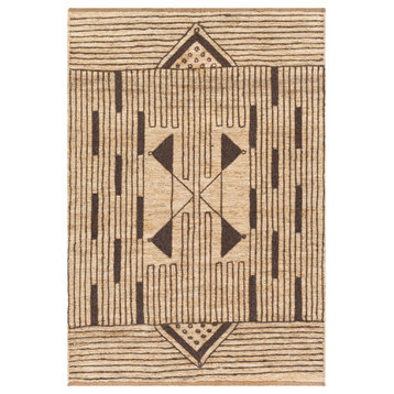 Brookwood BKD-2300 Rug, Butter and Dark Brown, 2'x3'