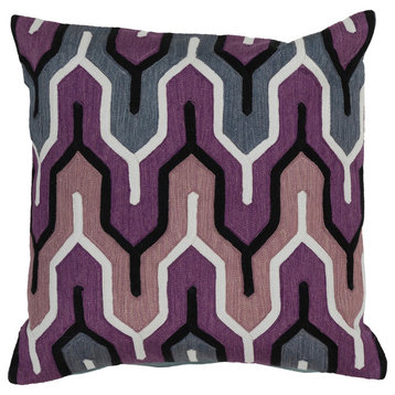 Aztec Pillow 18x18x4, Polyester Fill