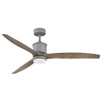 Hover 1 Light 60 in. Indoor Ceiling Fan, Graphite