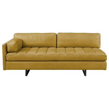 ACME Radia Sofa with Pillow in Turmeric Top Grain Leather