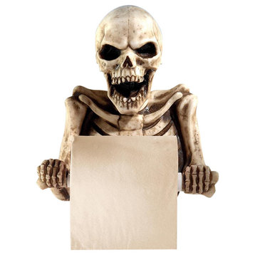 Bone Dry Skeleton Bathroom Toilet Paper Holder