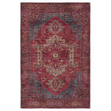 Vibe by Jaipur Living Gloria Medallion Red/ Blue Area Rug 3'11"X6'