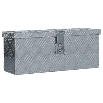 vidaXL Tool Box Outdoor Storage Box with Locking System Tool Chest Aluminum