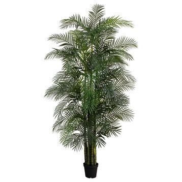 10ft. UV Resistant Artificial Areca Palm Tree, Indoor/Outdoor