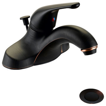 Oil Rubbed Bronze Single Handle Lavatory Vanity Faucet
