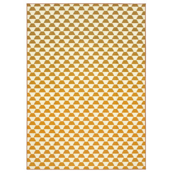 My Magic Carpet Yanis Yellow/Gold Rug, 5'x7'