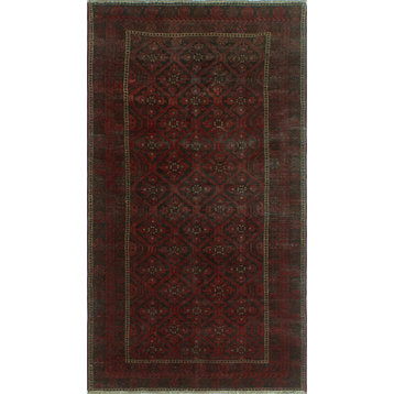 Semi Antique Chester Red/Charcoal Rug, 3'6x6'1