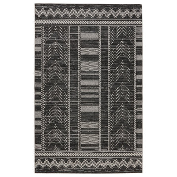Vibe by Jaipur Living Mateo Black and Light Gray 9'x12' Area Rug RUG154185