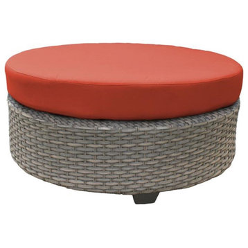 Florence Round Coffee Table in Tangerine