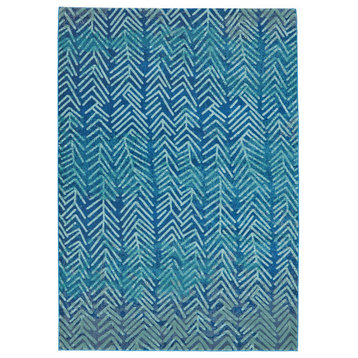 Weave & Wander Omari Rug, Pacific, 8'x11'