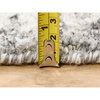 Hand Spun Undyed Natural Wool Modern Hand Knotted Beige Runner Rug, 2'6" x 8'1"