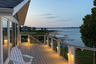 Inspiration for a coastal deck remodel in Providence