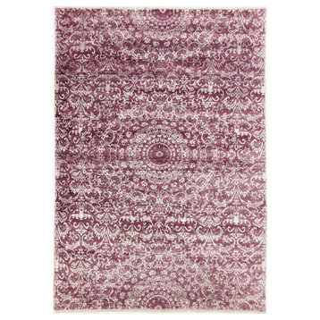 Oriental Rug Sadraa 7'8"x5'6" Hand Knotted Carpet