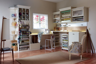 Inspiration for a contemporary home office remodel in Richmond