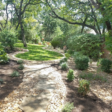 Finished Landscape in Shavano Park, San Antonio, Texas