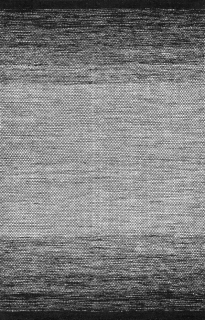 Nuloom Striped Woven Ombre Area Rug, Black and White 5'x8'
