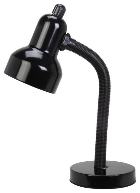 Lite Source Desk Lamp, Black, 60w